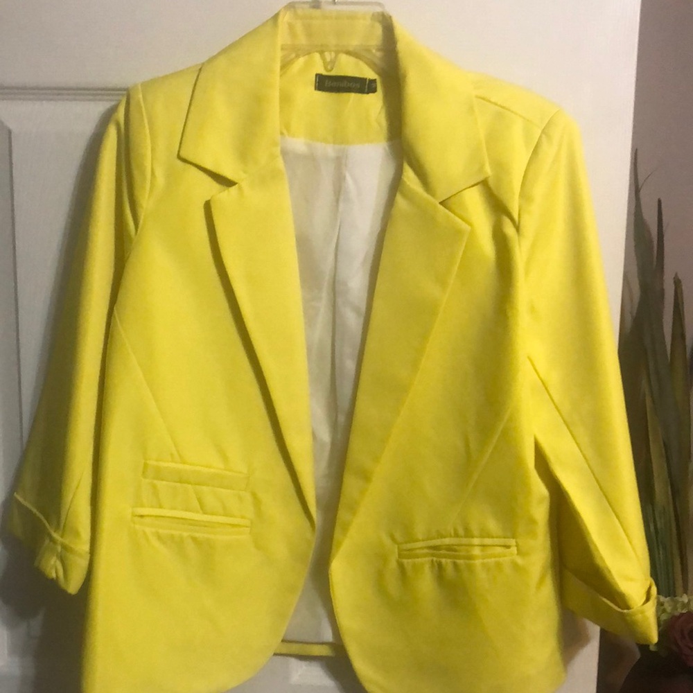 Yellow Women's Blazer